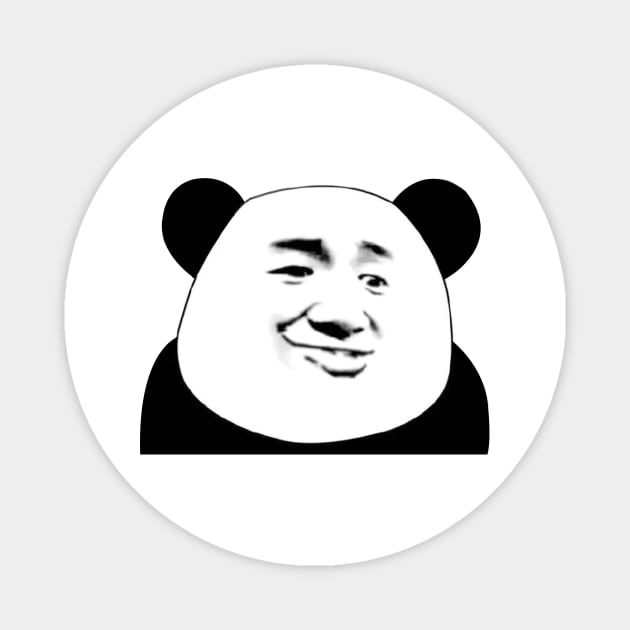 Crazy Panda Emoji Magnet by SYnergization